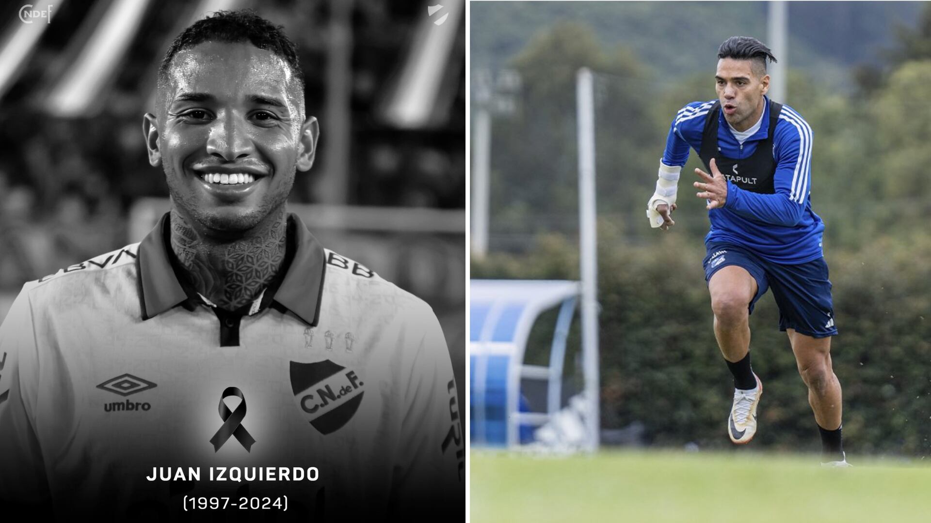 Falcao no fue ajeno a la muerte de Juan Izquierdo y le envió un lindo mensaje a su familia