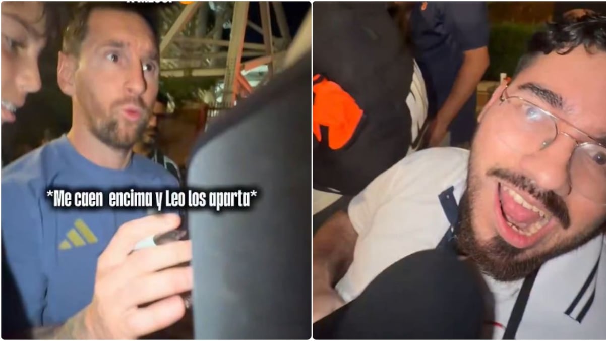 “Me vio entre un tumulto de gente”, Messi emocionó a todos con su gesto con periodista en silla de ruedas