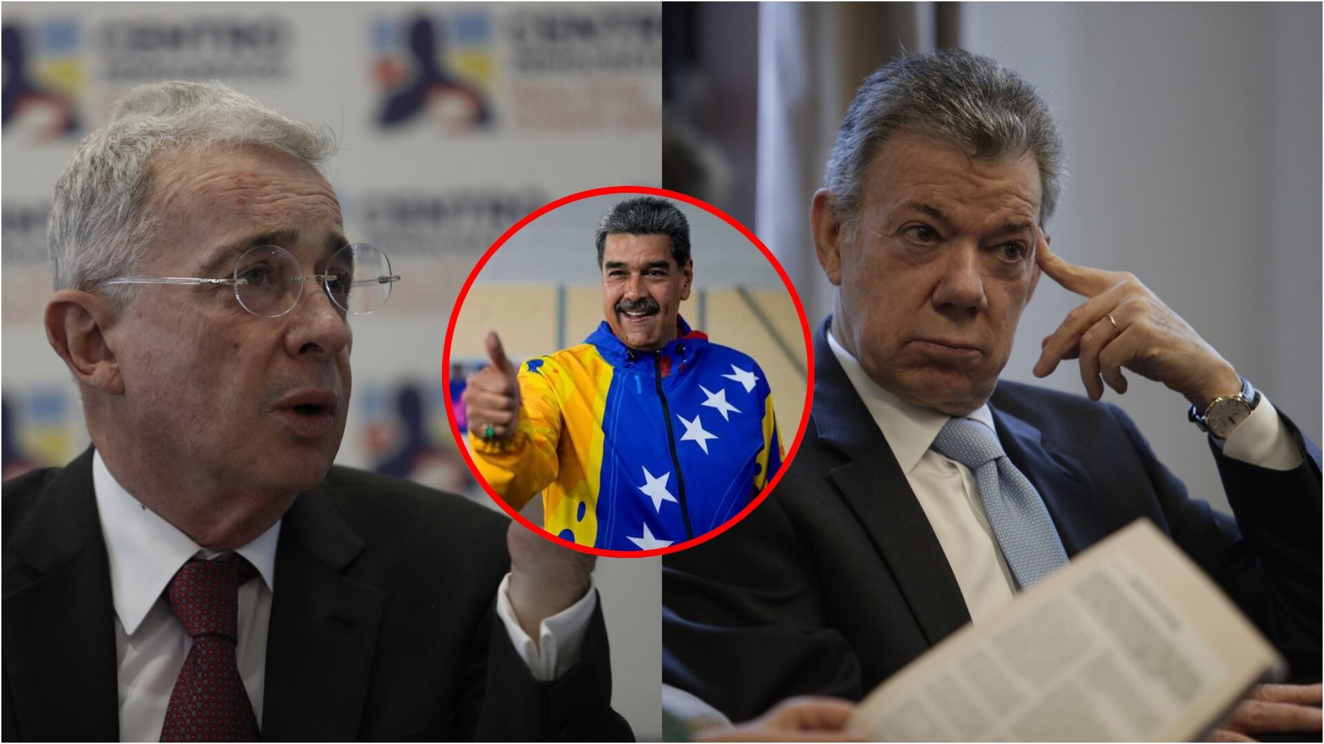 Maduro logró lo que nadie más pudo y puso de acuerdo a Juan Manuel Santos y Álvaro Uribe sobre el fraude electoral (Foto archivo de Uribe, Maduro y Santos)