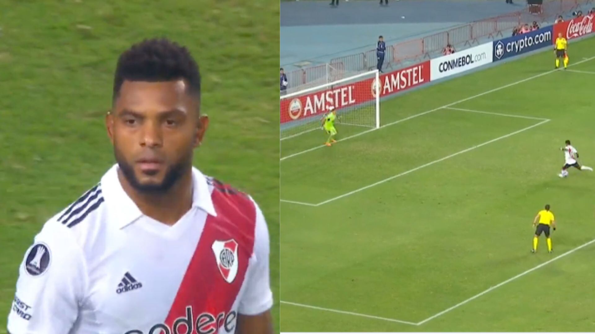 Miguel Borja desperdició penal ante Sporting Cristal.