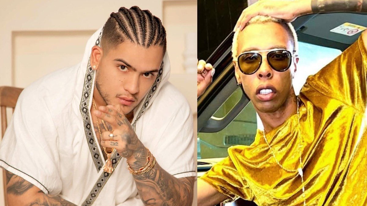 Foto de los cantantes colombianos B-King y DJ Regio Clown asesinados en México.