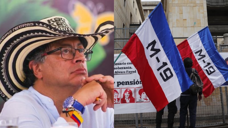 ¿Cuál era el cargo que tenía Gustavo Petro al interior de la guerrilla del M-19?