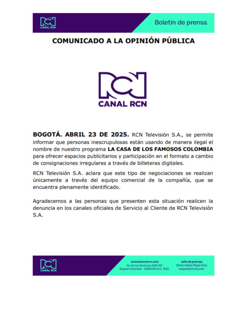 Alerta sobre estafadores que están usando el nombre de LCDLFC 2 para sus fechorías