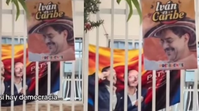 Foto casa con publicidad de Abelardo de la Espriella e Iván Cepeda causa furor en redes en plena campaña presidencial.