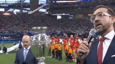 Pastor que bendijo el inicio de la Copa América 2024