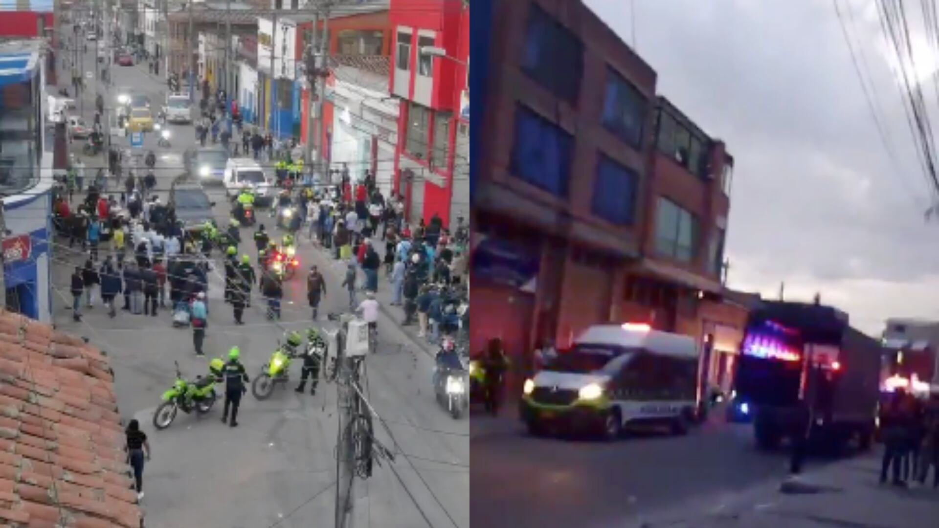 Lanzaron otra granada en el barrio San Bernardo de Bogotá: hay por lo menos tres personas heridas