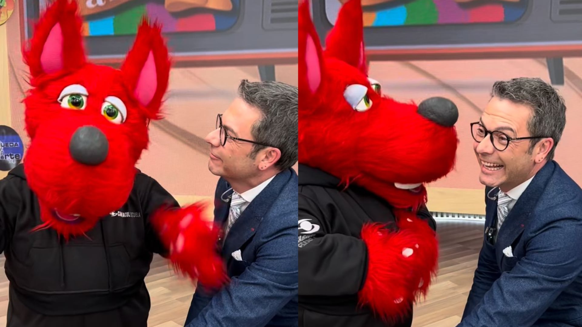 Aurelio Cheveroni volvió a las pantallas de Caracol junto a Iván Lalinde para una especial celebración