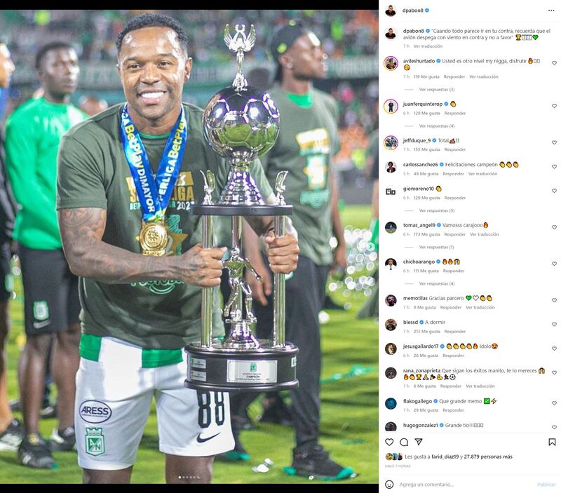 Mensaje de Jaunfer Quintero a Dorlan Pabón