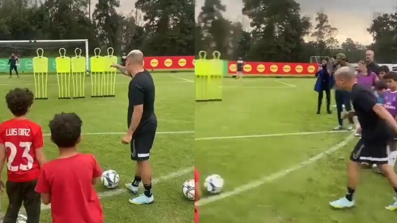 Juan Fernando Quintero y sus lecciones de cobrar tiros libres