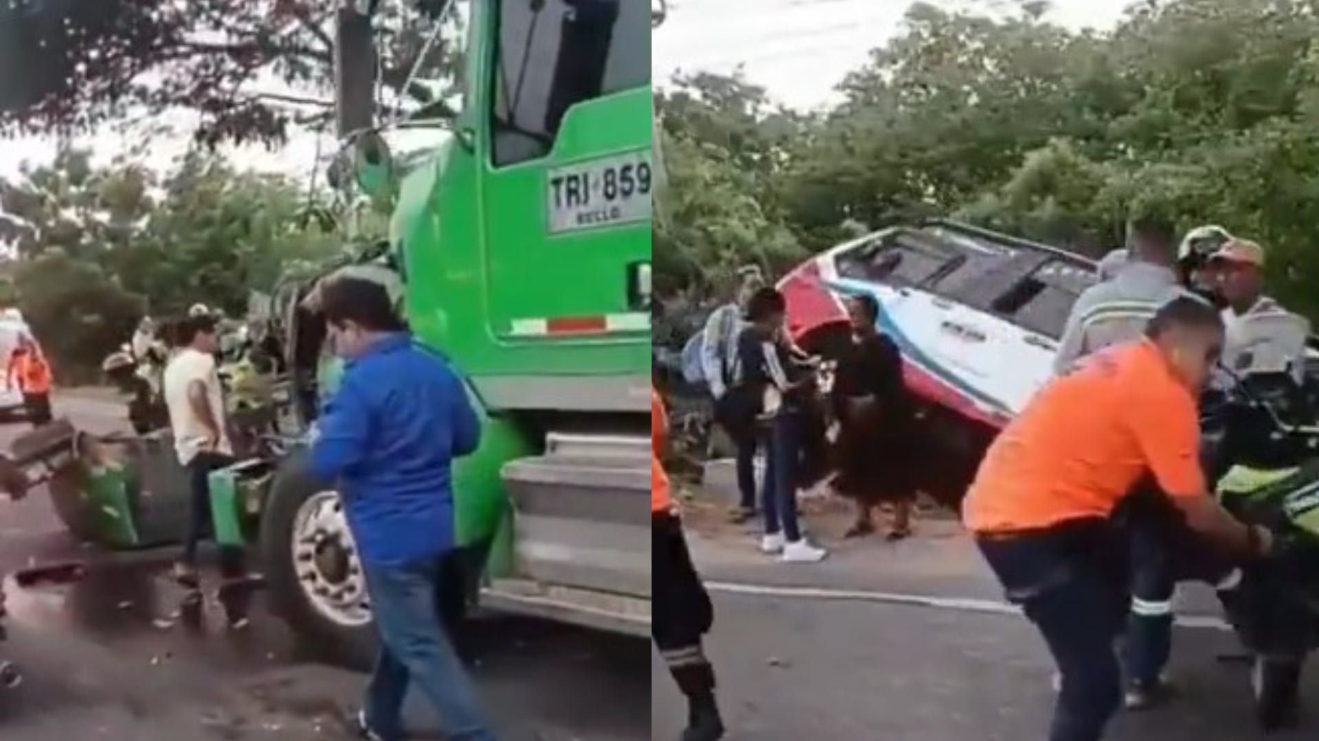 Accidente Sabanagrande hoy