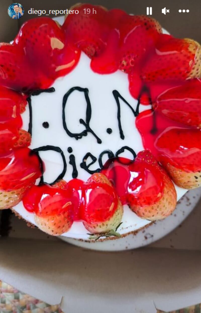 Diego Guauque mostró la alegría de su familia al verlo culminar sus radioterapias