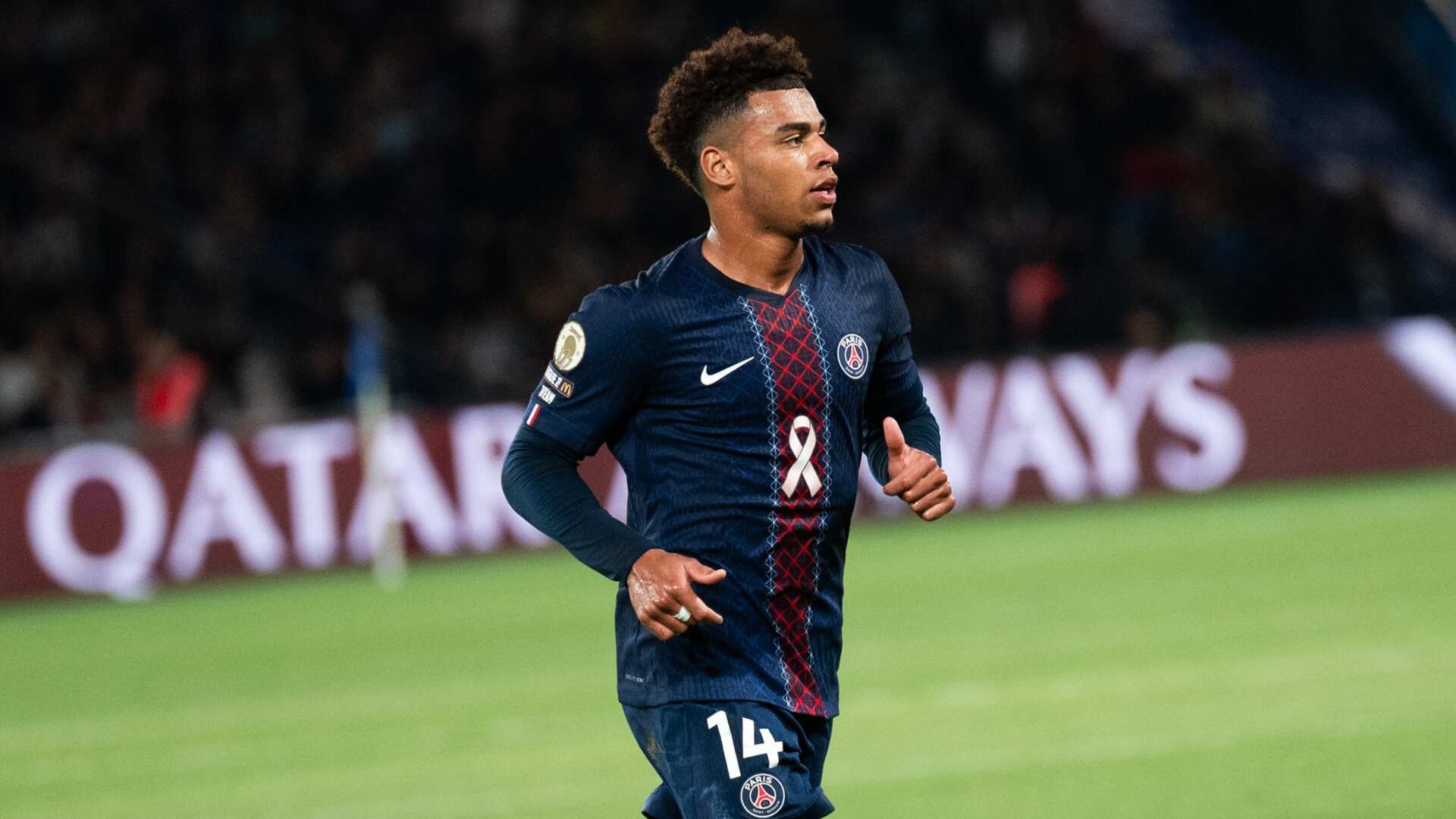 Désiré Doué - Foto: Redes sociales del PSG tomada el 4 de noviembre del 2025