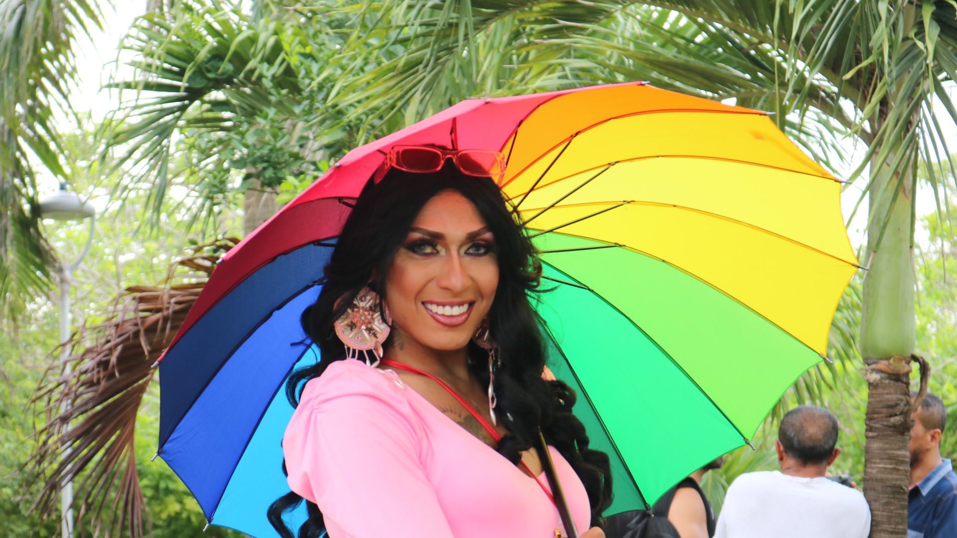 Integrante de la comunidad LGBTIQ+ en Barranquilla.