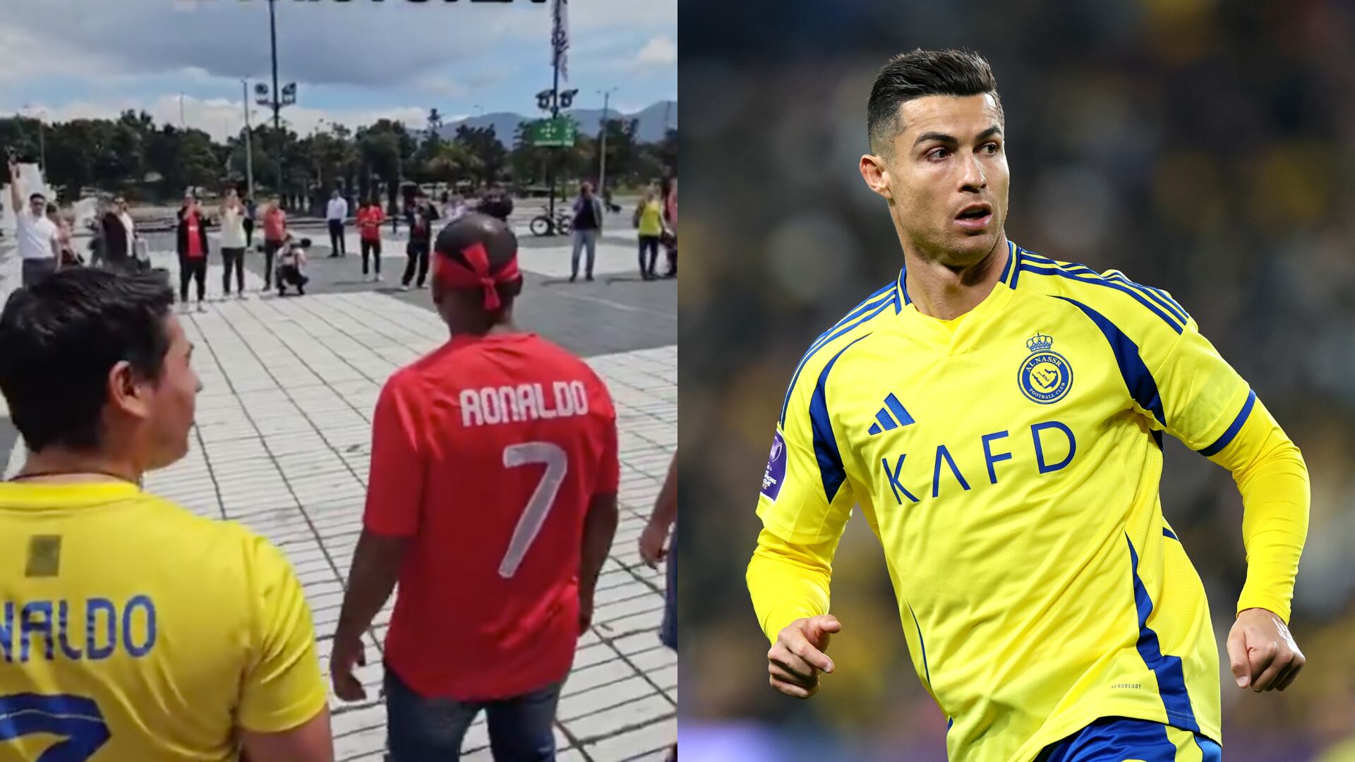 Cristiano Ronaldo: Fotos: Captura de pantalla y Getty