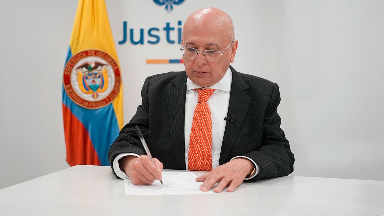 Eduardo Montealegre, ministro de Justicia.