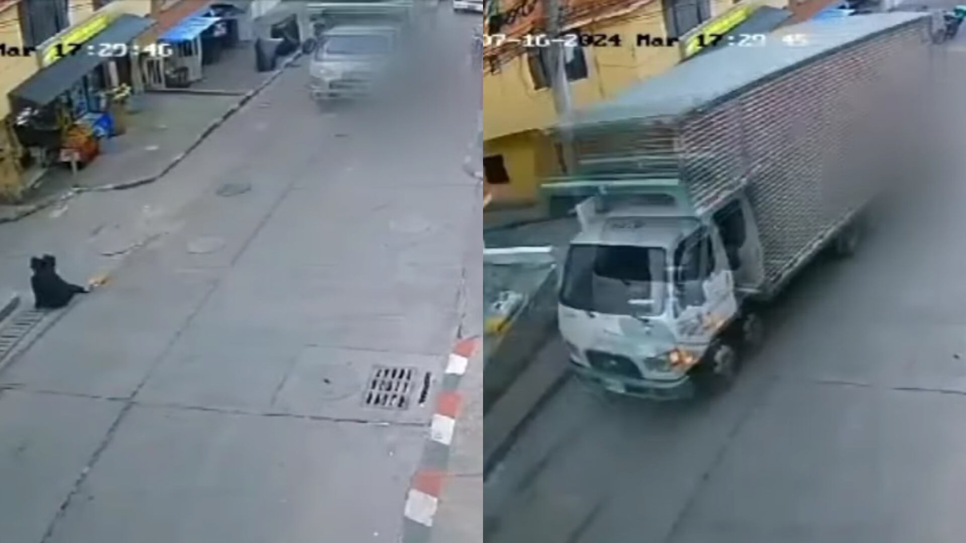 Furgón se quedó sin frenos en la localidad de Ciudad Bolívar.