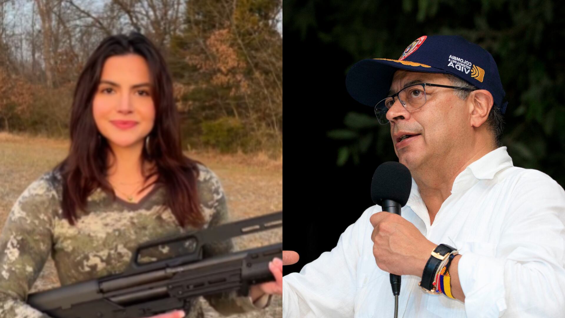 La colombiana que propone ejecutar inmigrantes ilegales en EEUU tildó al presidente Petro de asesino y violador