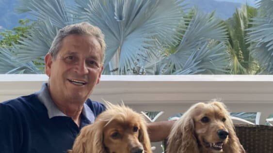 Darío Gómez con Abril y Beethoven