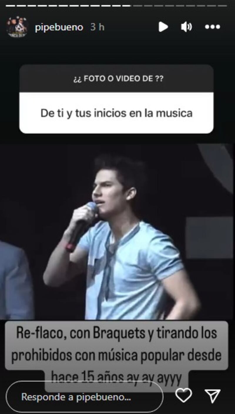 Pipe Bueno durante su adolescencia