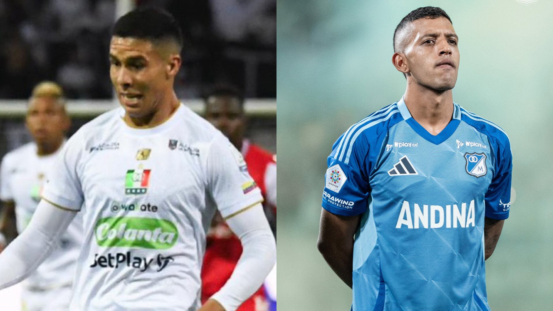 Once Caldas y Millonarios - Fotos: Redes sociales de los equipos