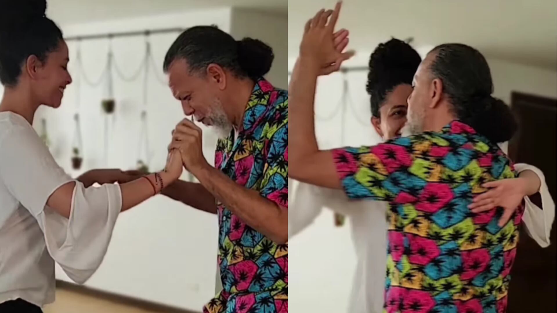 Críticas a Alberto Linero por bailar junto a su nueva novia