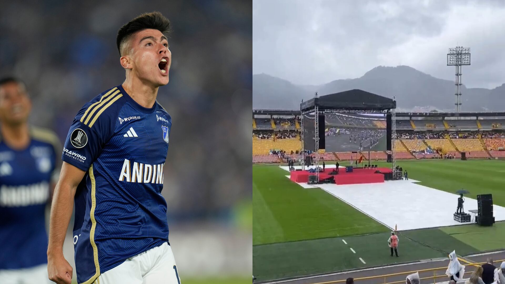 Millonarios y Estadio El Campín - Fotos: Redes sociales