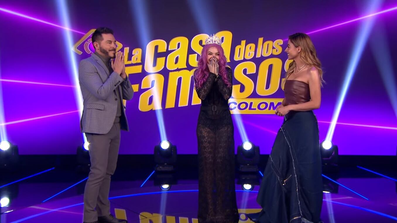 Marcelo Cezán, Melissa Gate y Carla Giraldo de 'La casa de los famosos Colombia'