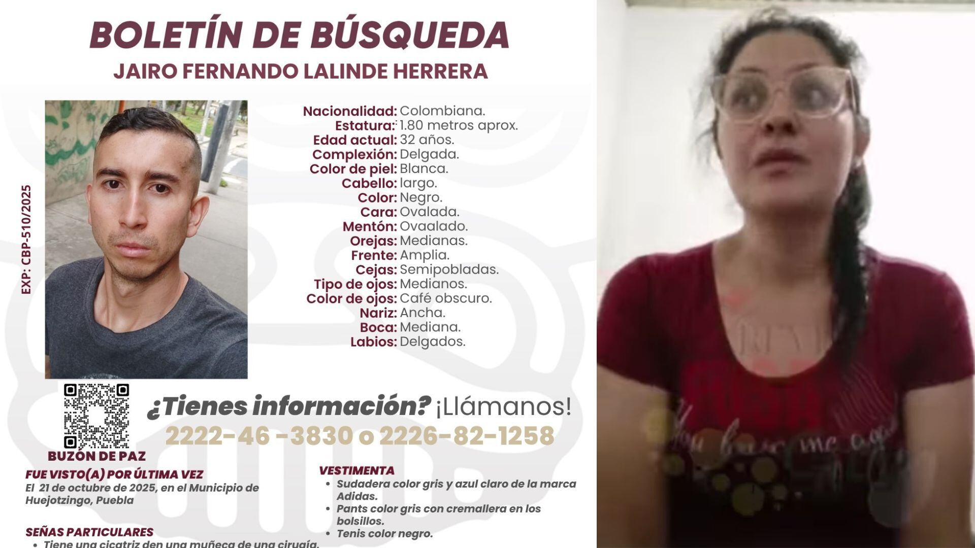 Colombiano desapareció en México hace un mes.