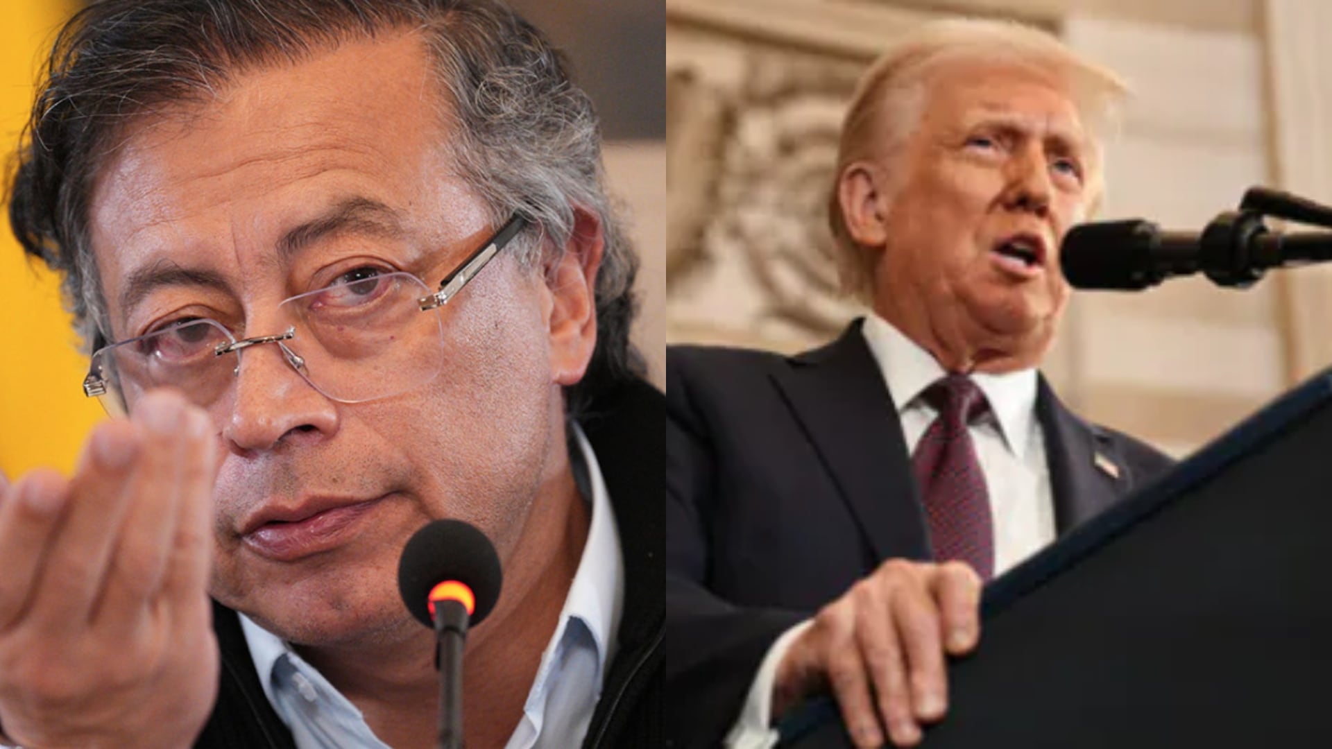 Petro invitó formalmente a Donald Trump visitar Colombia.