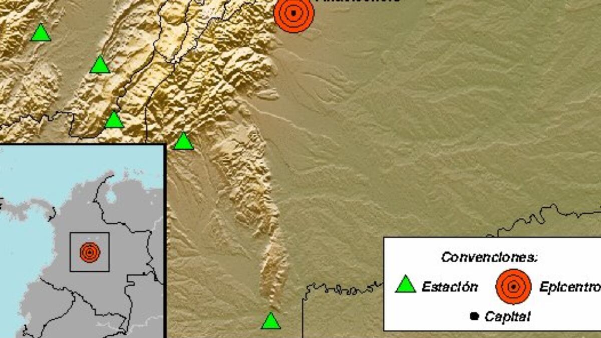 Temblor asustó a muchas personas que reportaron fuerte sonido en el centro de Colombia