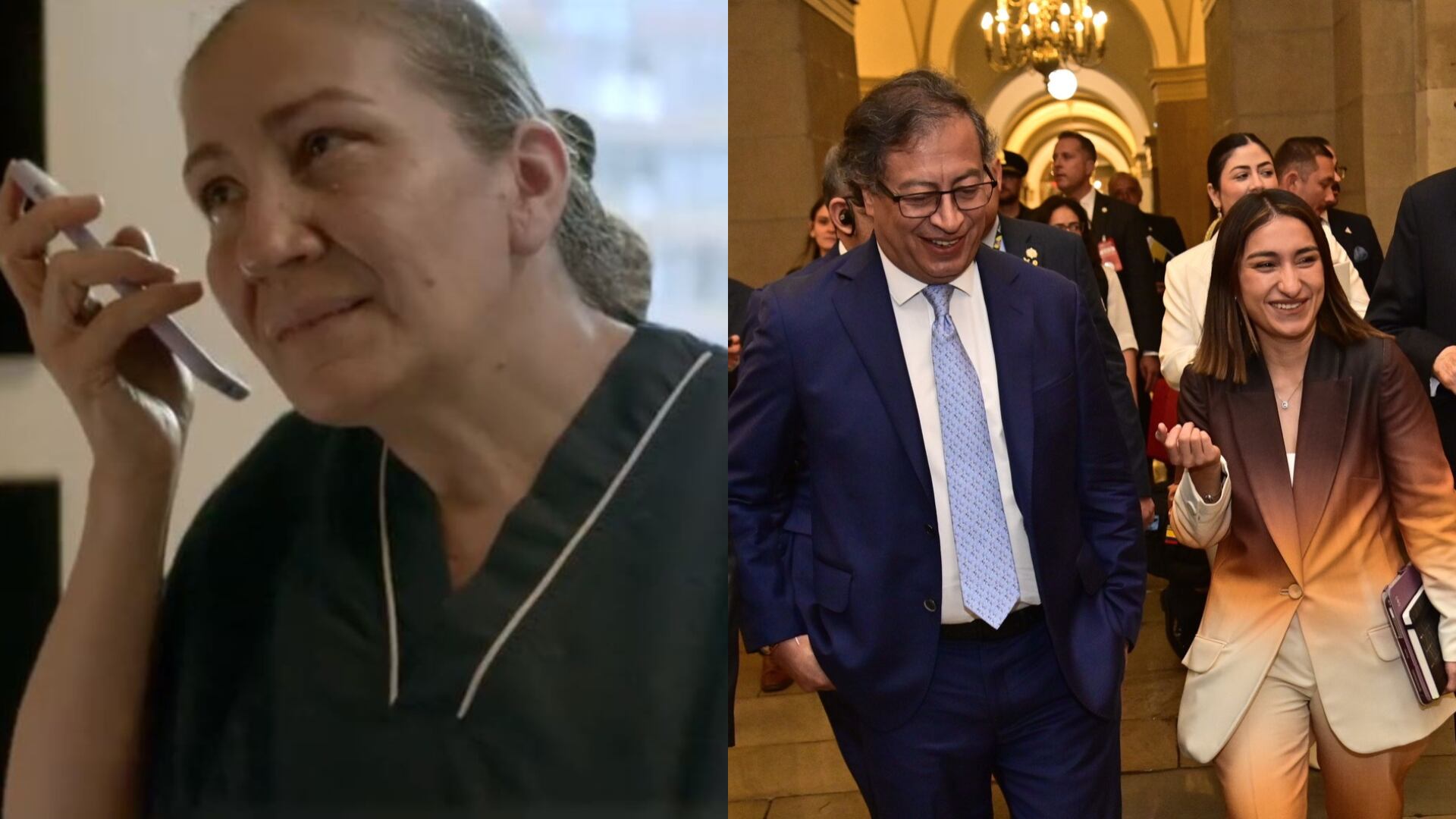 La exniñera 'chuzada' por la Dijín había aparecido en propaganda de Petro