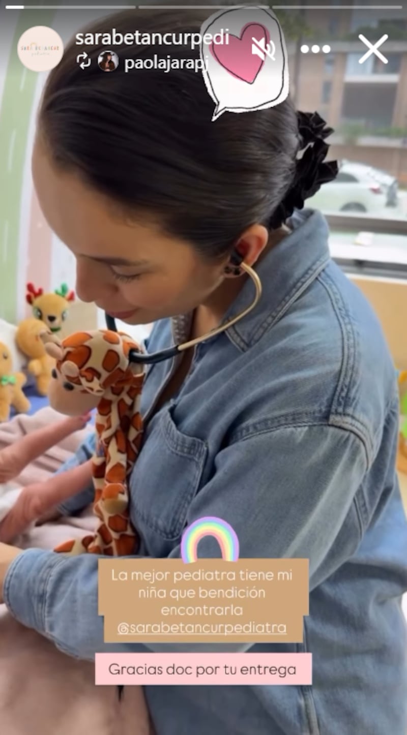 Paola Jara y Jessi Uribe contrataron a famosa doctora para su hija