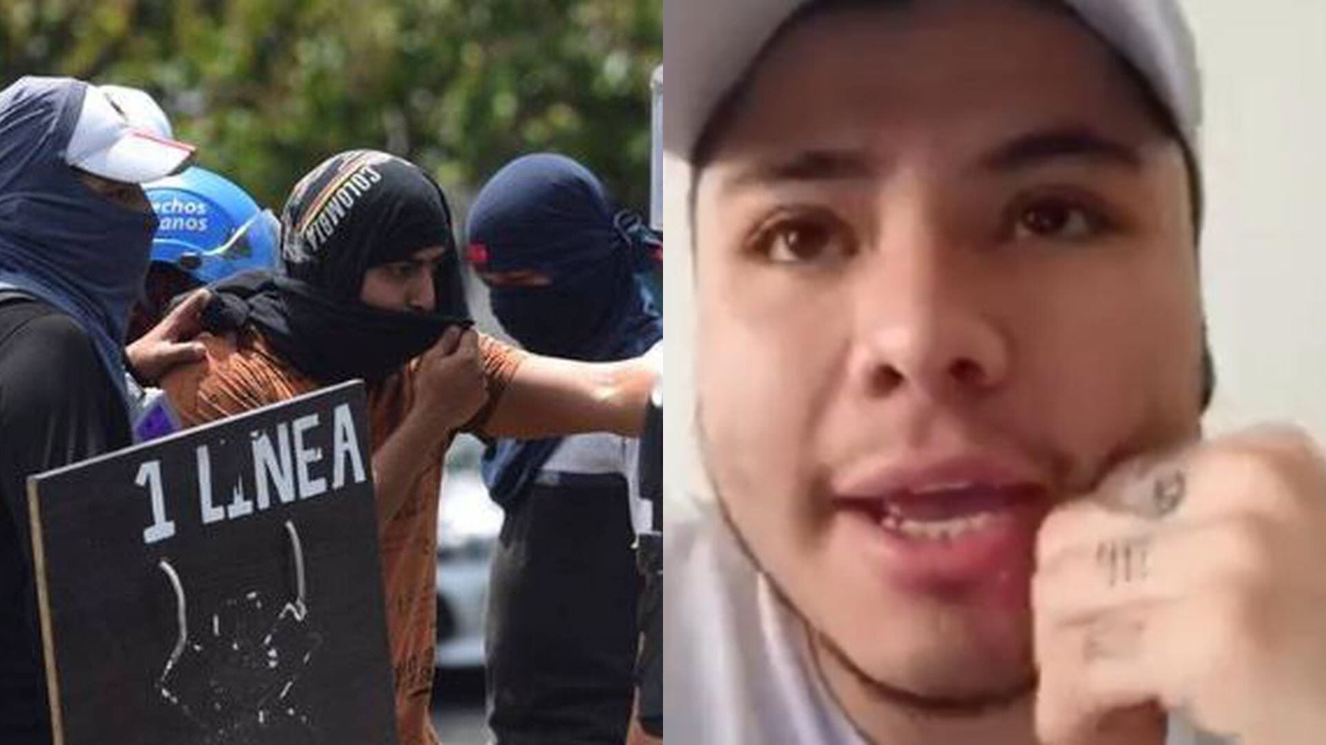 Jonathan Stiven Cortés, líder de la Primera Línea