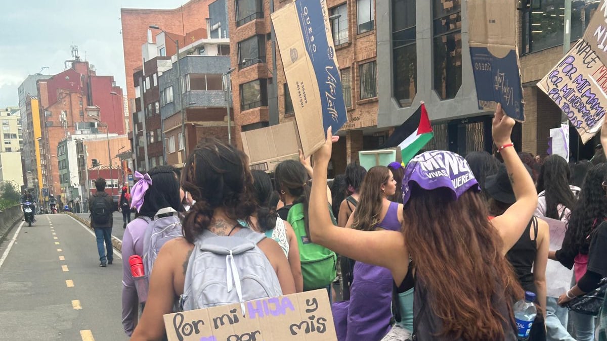 Las marchas por el Día de la Mujer se habían desarrollado en forma pacífica.