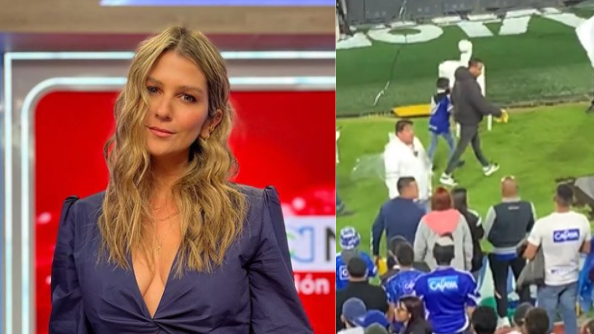 El comentario de Andrea Guerrero sobre los hinchas de Millonarios que hicieron sacar a un niño de la tribuna.