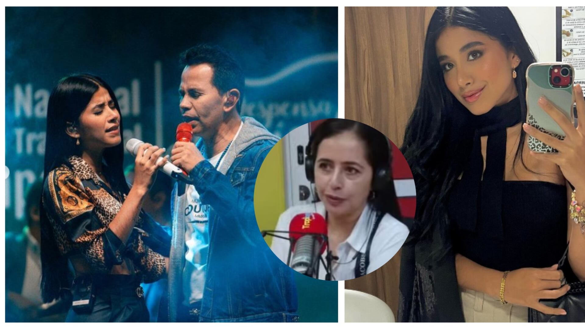 Mama de Jenny Lopéz, novia de Jhonny Rivera, rompió el silencio y contó cómo se enteró del noviazgo de los artistas (Redes sociales de Jenny López y captura de pantalla Tropicana)