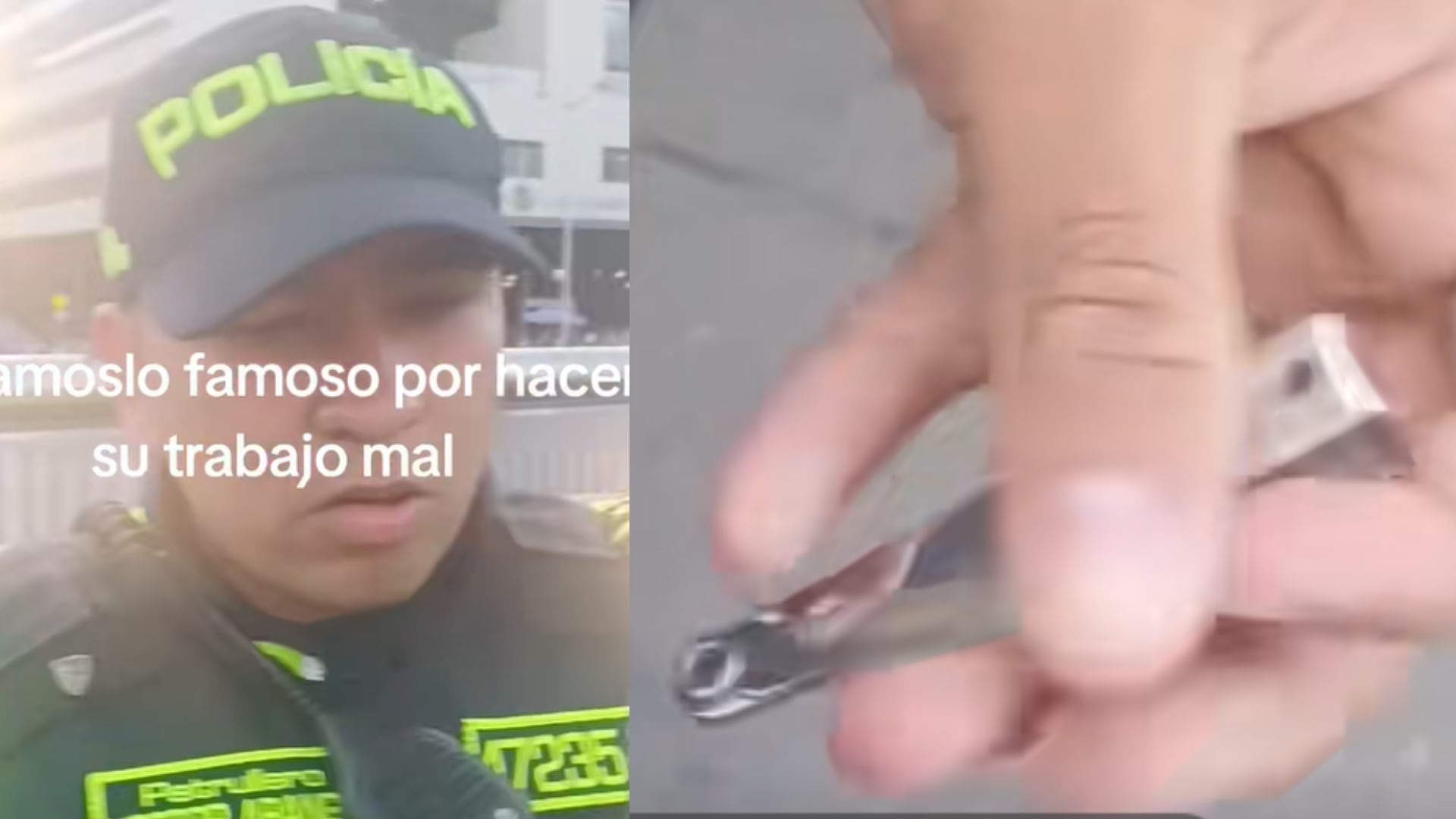 Policía le puso comparendo a hombre por llevar cortauñas en TransMilenio