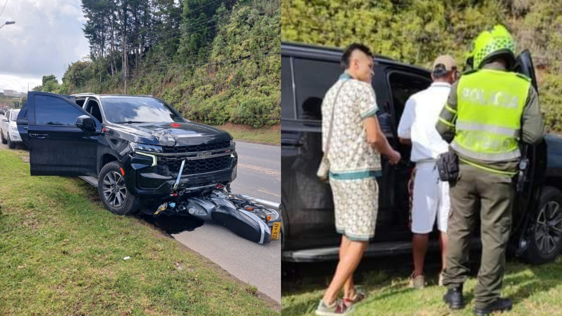 Camioneta de Alfredo Morelos.