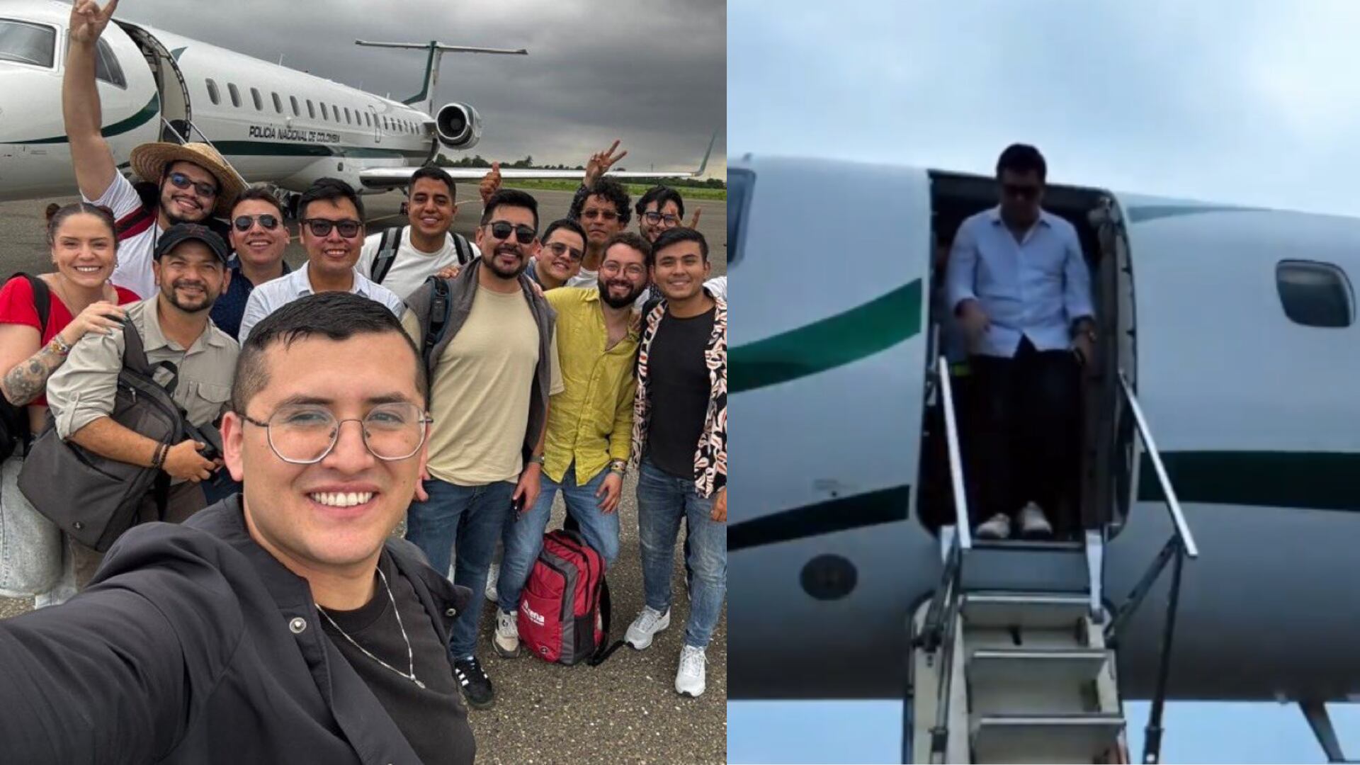 Tras el polémico viaje de un grupo de influencers al evento de Petro, la Policía dio razones sobre por qué viajaron en un avión de la entidad
