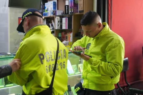 Megaintervención en Suba: 70 celulares incautados y cierre de cinco establecimientos.