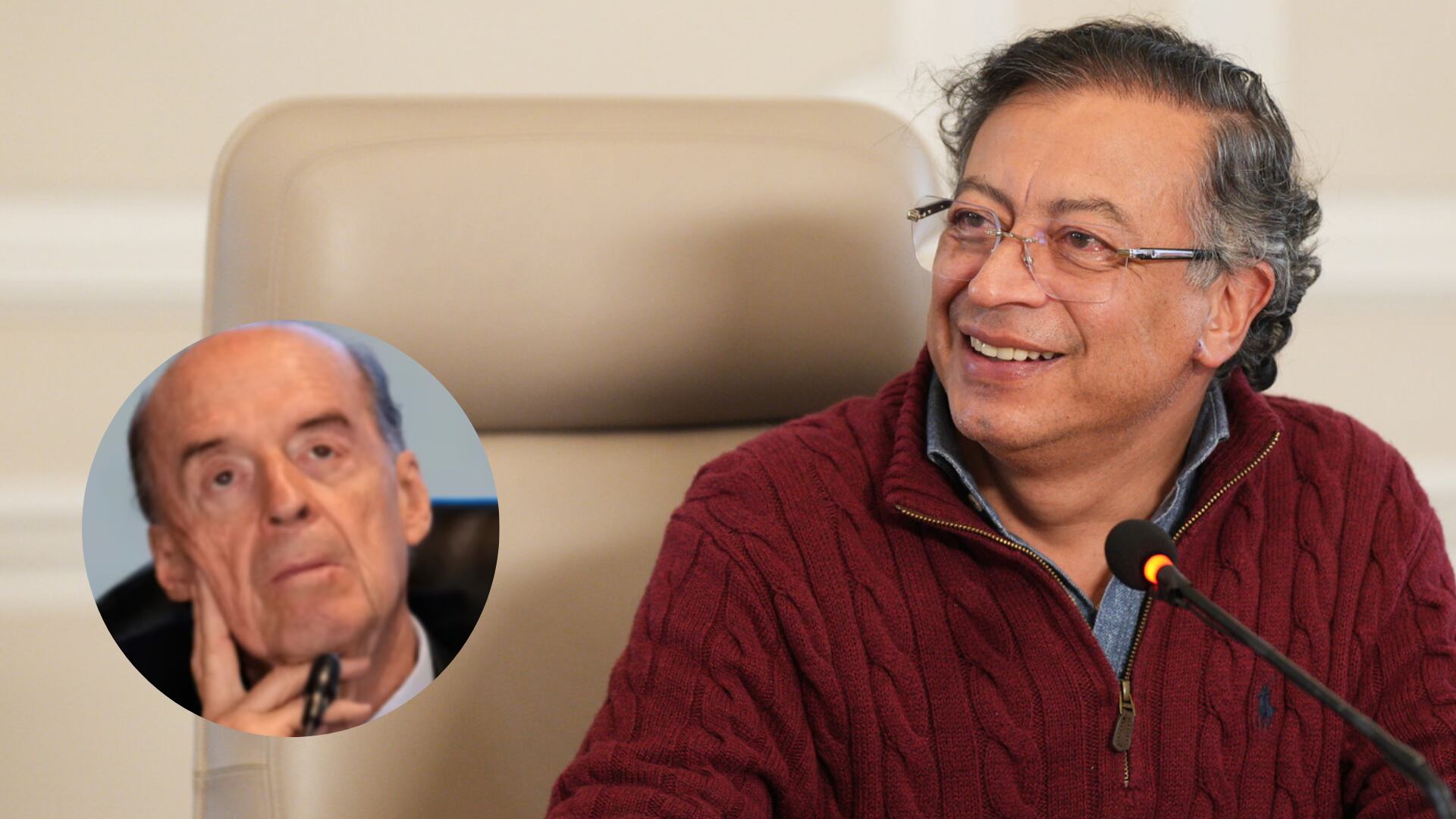 Petro le dice a Leyva que el pueblo quiere reelegirlo