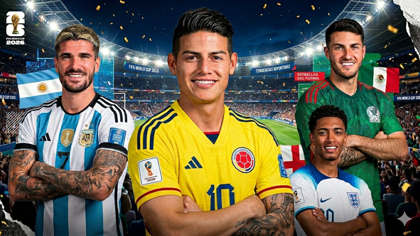 Top 10 jugadores más atractivos del Mundial 2026