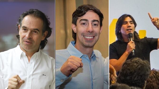 Federico Gutiérrez, Juan Carlos Upegui y Albert Corredor