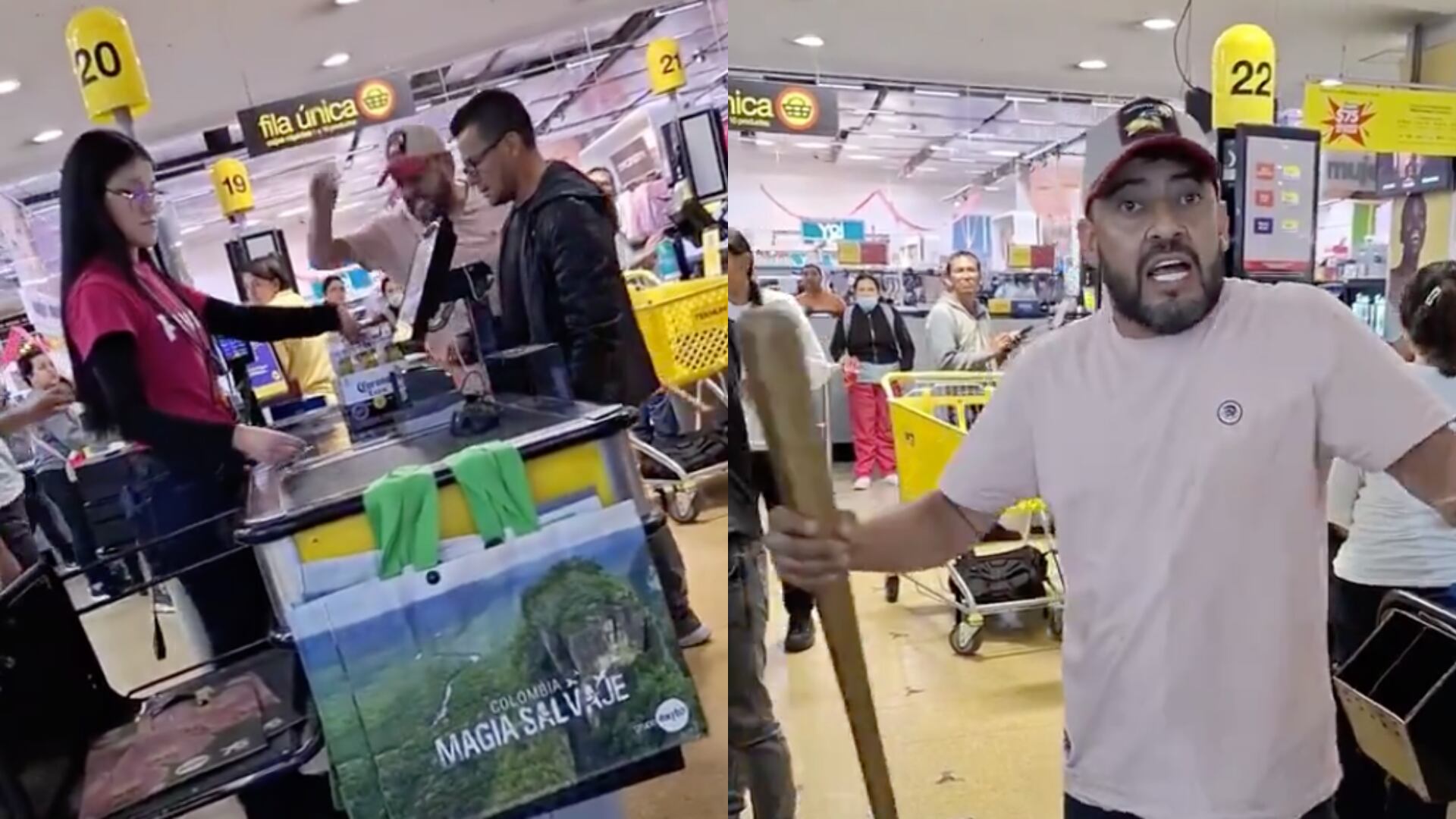 Un hombre amenazó con un bate a los empleados de una tienda: lleva seis meses esperando la devolución de 6 millones