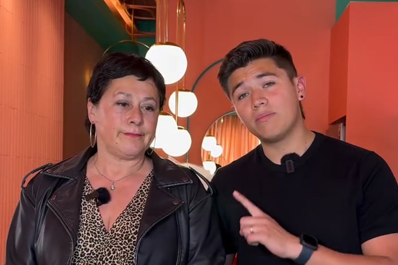 Alina Lozano y Jim Velásquez desde sus redes sociales