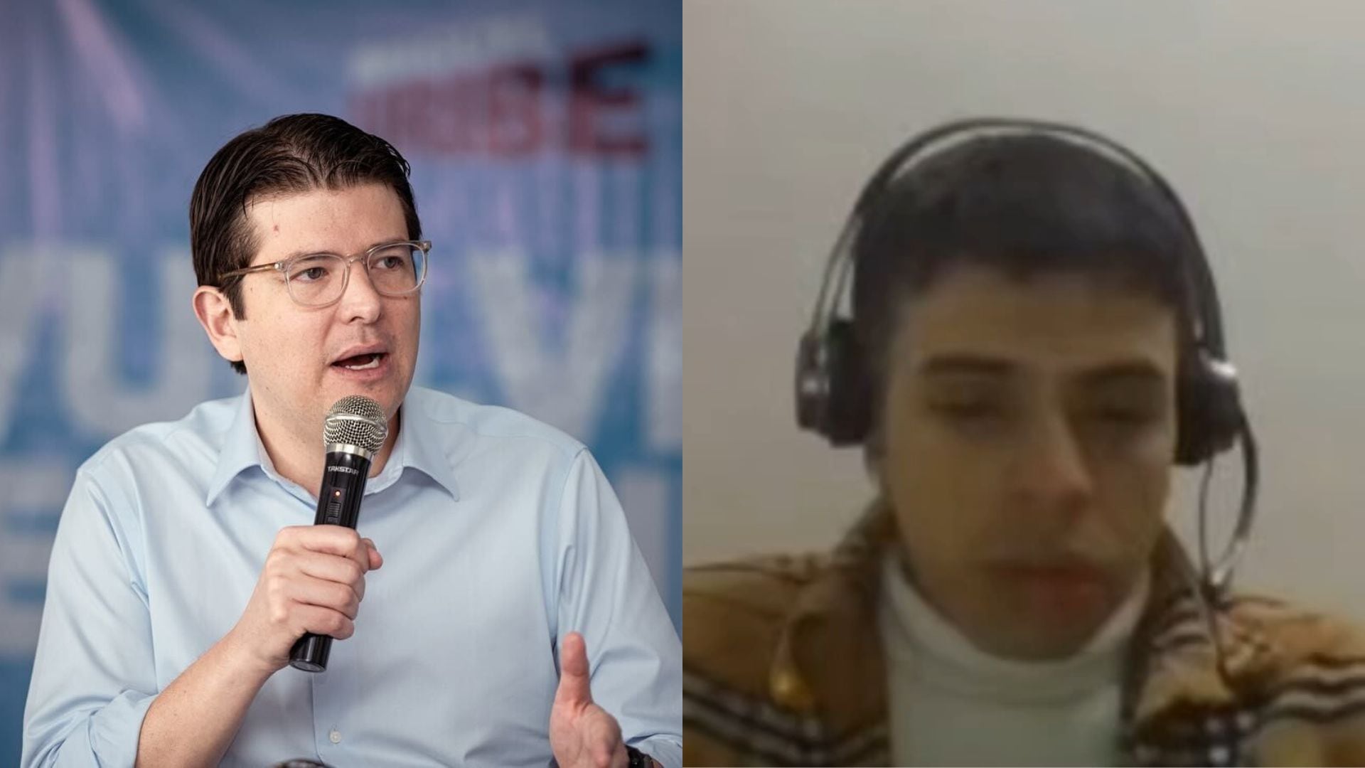 Harol Daniel Barragán Ovalle (derecha) fue condenado por participar en el magnicidio de Miguel Uribe Turbay