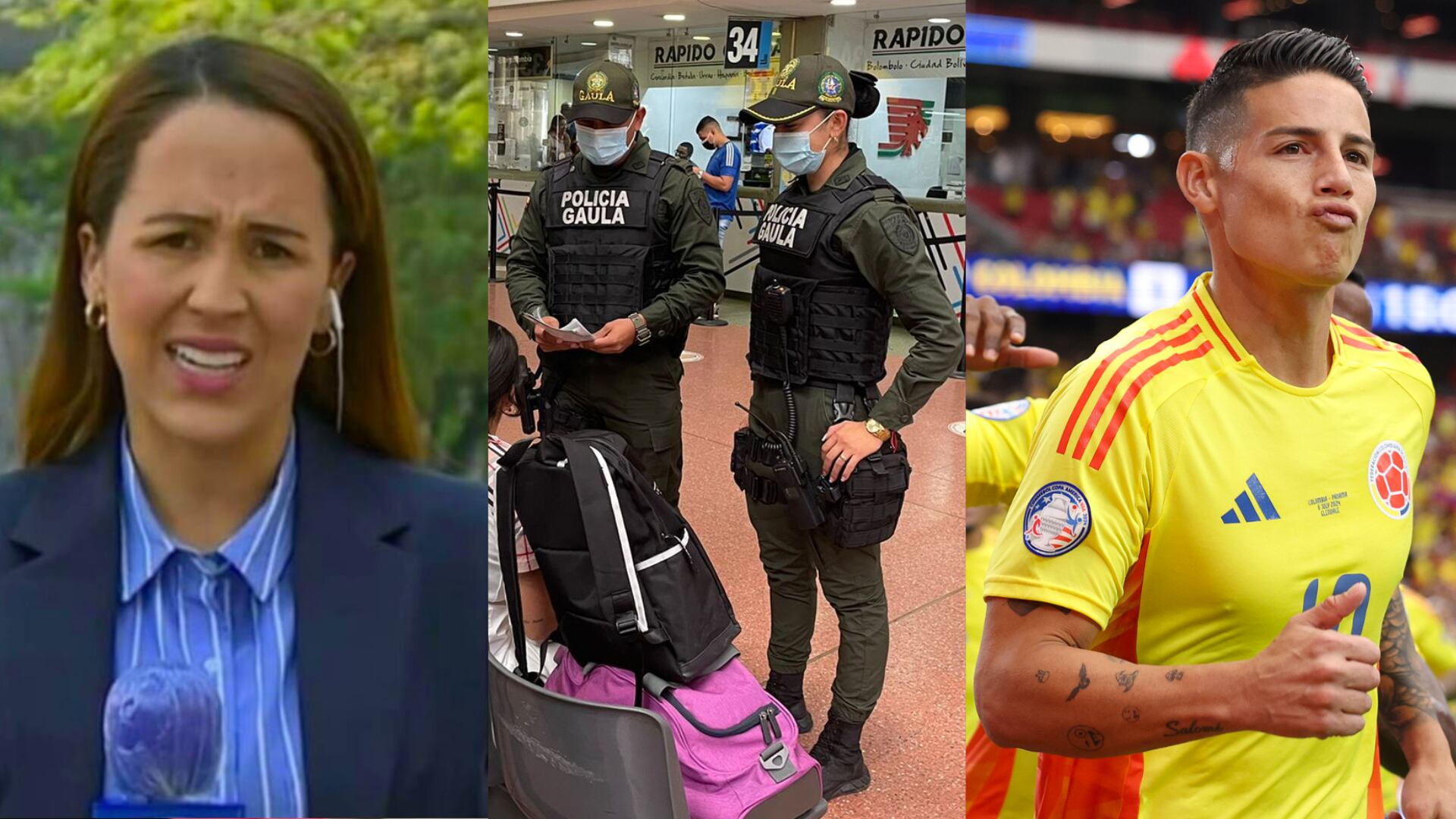 Erika Zapata habló sobre James Rodríguez y el Gaula