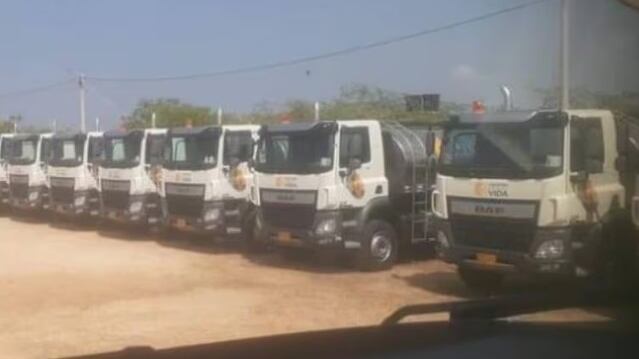 Los carrotanques que entregó Gestión de Riesgo para repartir agua en La Guajira no han sido usados.