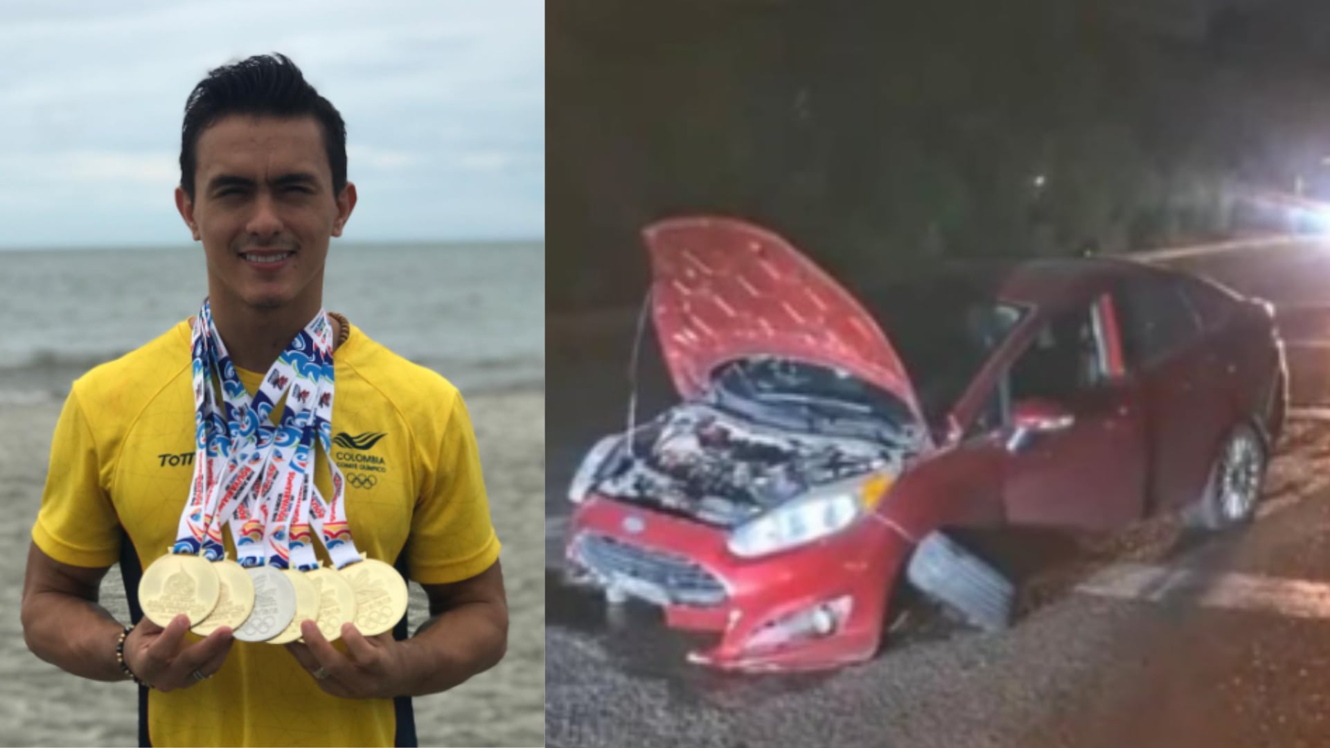 Jossimar Calvo y su esposa quedaron atrapados en medio de un ataque con explosivos en Cúcuta: ambos resultaron heridos