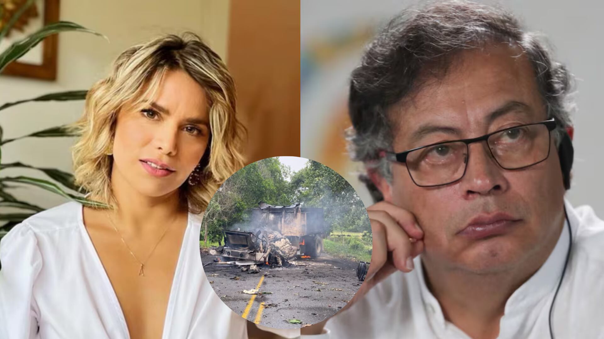 Adriana Lucía mostró su indignación con Petro por atentado a base militar en Arauca